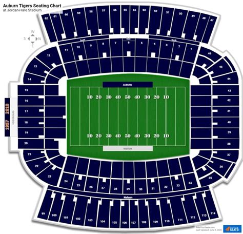 Jordan Hare Stadium Interactive Seating Chart Awesome Home