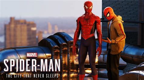 Playing Spider Man Ps Dlc Silver Lining Raimi Suit Youtube