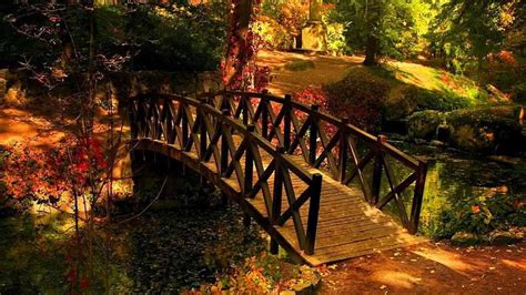 Autumn Bridge Wallpapers - Wallpaper Cave