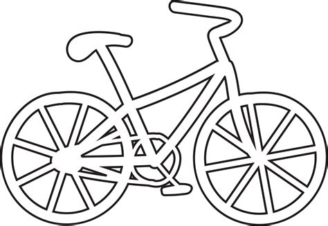 Freehand doodle drawing of a bicycle. 11651240 PNG