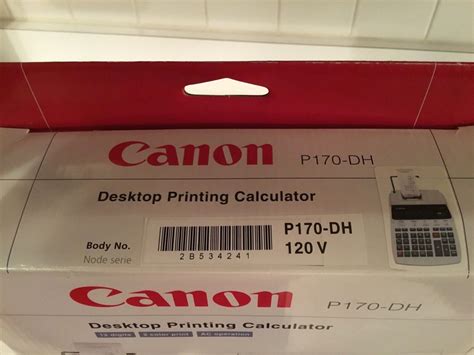 Canon P Dh Desktop Printing Calculator Ebay