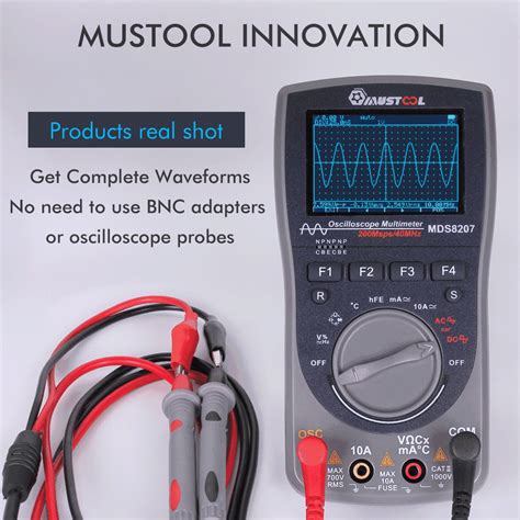 Upgraded MUSTOOL MDS8207 Intelligent 2 In 1Digital 40MHz 200Msps S