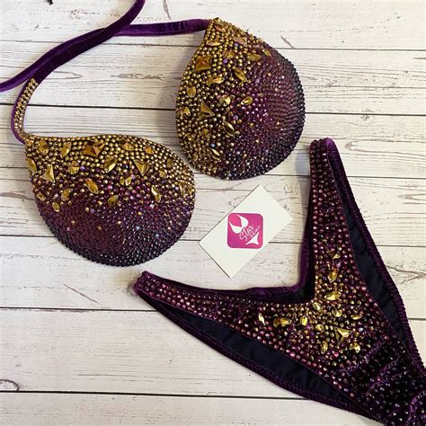 Bikini Fitnessbikini Competition IFBB Fitnessbikini Swimsuit Etsy