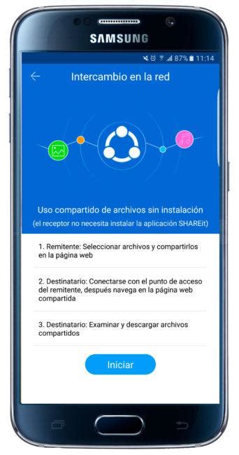 SHAREit Transferir Compartir una forma rápida y sencilla de compartir