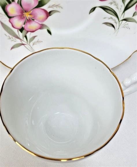 VINTAGE CONSORT TEACUP AND SAUCER MADE IN ENGLAND FINE BONE CHINA PINK