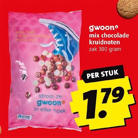 Mix Chocolade Kruidnoten 300 Gram Aanbieding Bij Boni