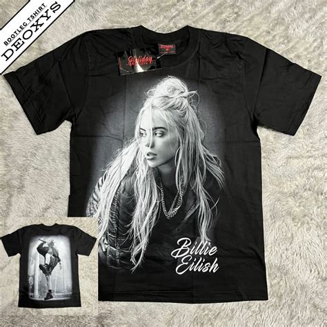 Jual Kaos Bootleg Oversize Tshirt Tag Holiday Billie Eilish Shopee