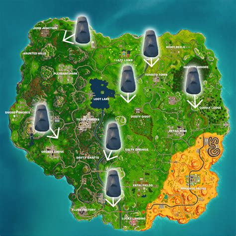 Fortnite Locations: Where Are The Different Stone Heads To Visit? (Week ...