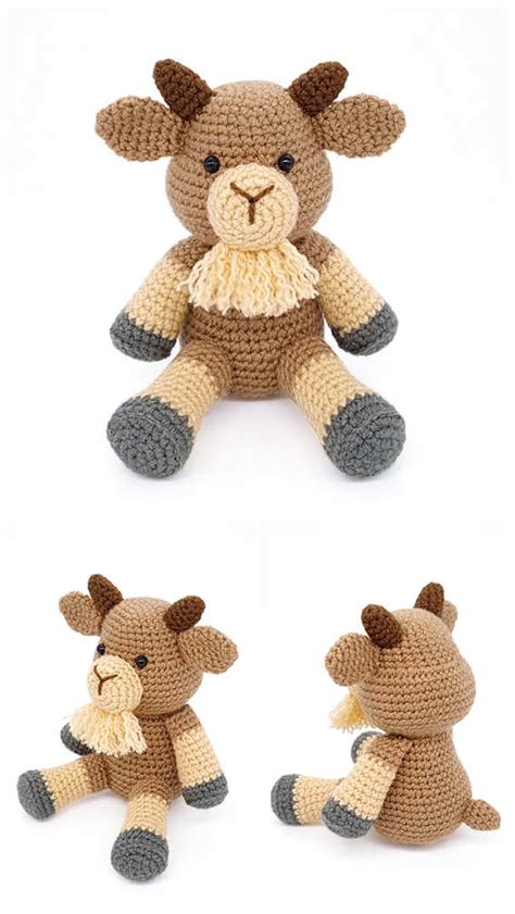 Amigurumi Goat Free Crochet Pattern Handmadecraft