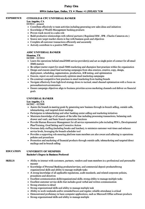 Banking Resume Objective Examples