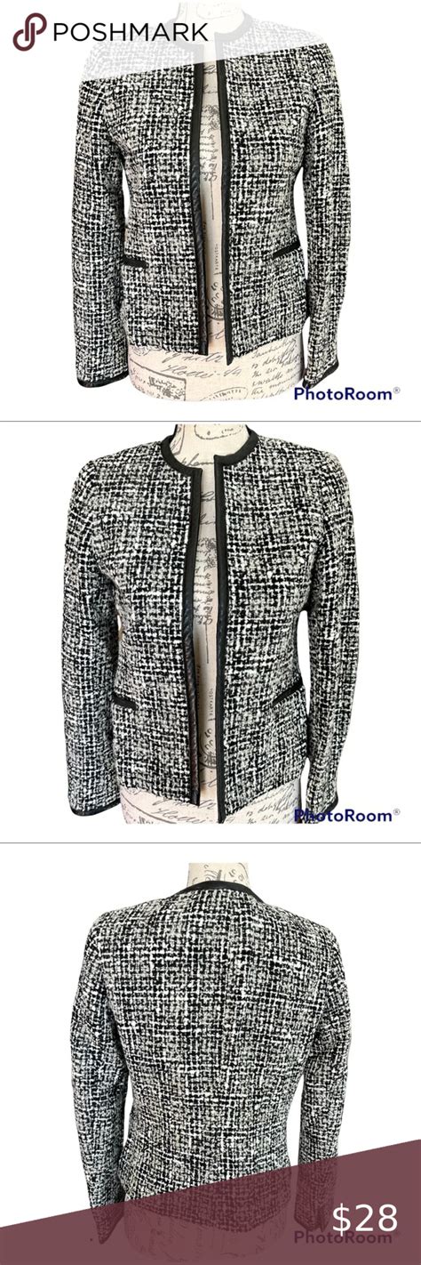 Jones New York Signature Tweed Jacket