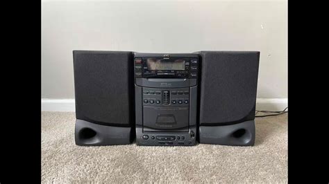 Jvc Ux C7 Micro Component Home Stereo Audio System With Ux B1008 Bookshelf Speakers Youtube