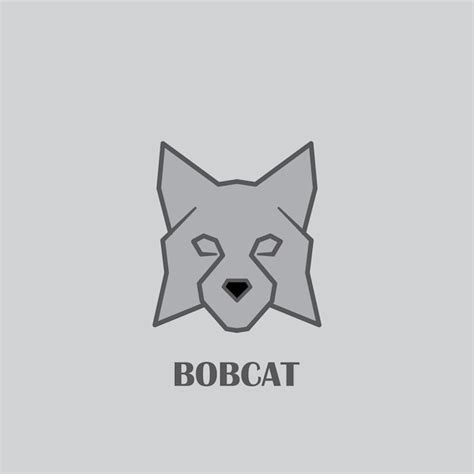 Premium Vector | Bobcat vector logo designanimal logo