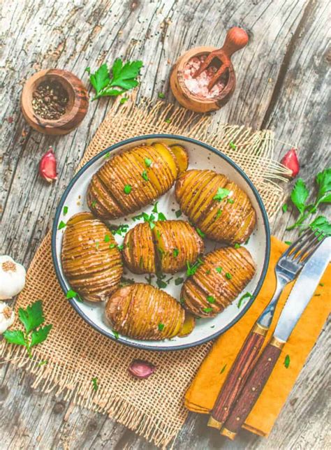 Vegan Hasselback Potatoes World Of Vegan