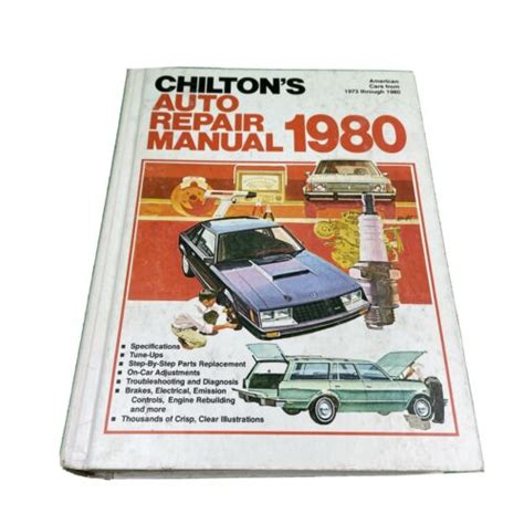 Chilton S Auto Repair Manual American Cars From Through