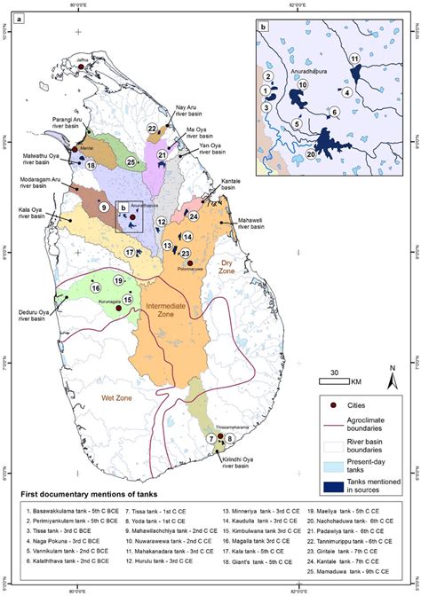 Major irrigation works in Sri Lanka during the Anuradhapura Kingdom ...