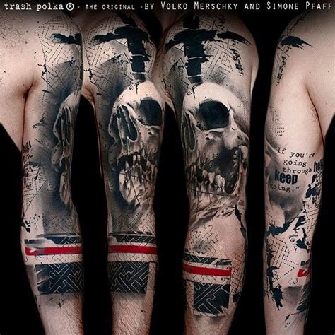 Trash Polka Tattoo By Volko Merschky Simone Pfaff Trashpolkaofficial