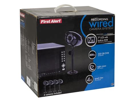 First Alert Hs 4700 S 4 Wired Security Camera Recording System With 7