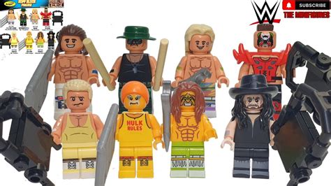 Lego Wwe Wrestling Series Minifigures Unofficial By Kopf Block Figure