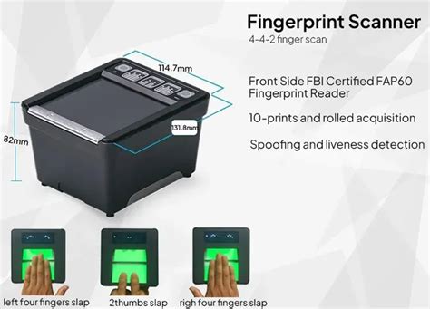 Ekemp Portable Biometric Registration Unit For Mobile Biometric Enrollment And Verification