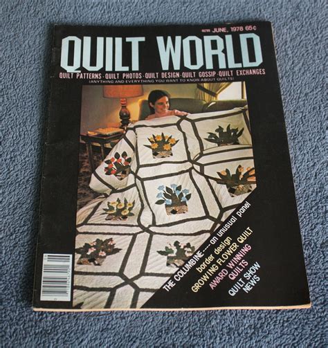 Quilt World Magazine June 1978 Vintage Etsy