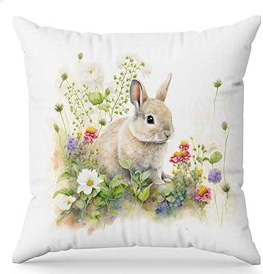 Amazon Sorfbliss Easter Pillow Covers 20x20 Set Of 2 Spring Cute