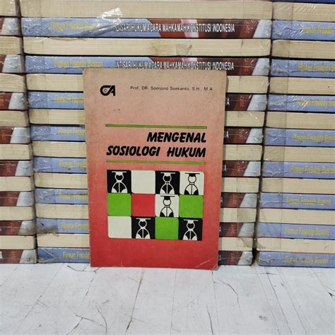 Jual Buku Ori Mengenal Sosiologi Hukum Di Lapak Toko Buku Eric Jaya