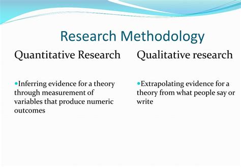 Quantitative Methods