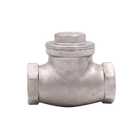 1 Inch Swing Check Valve WOG 200 PSI Stainless Steel SS304 CF8M NPT