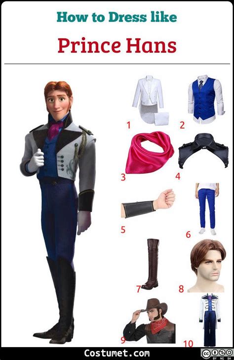 Prince hans frozen costume – Artofit