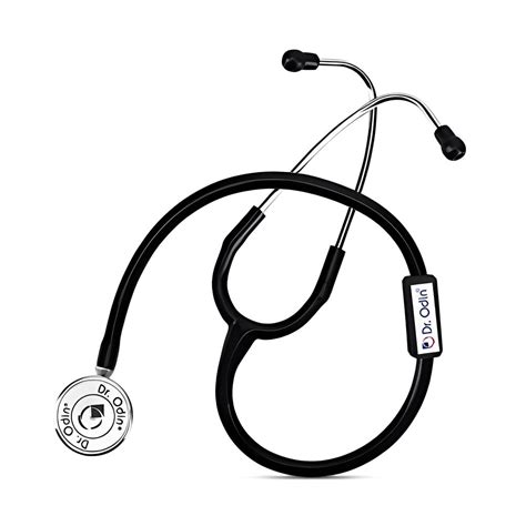 Single Sided Dr Odin Basic Stethoscope Polished Alloy Single Piece