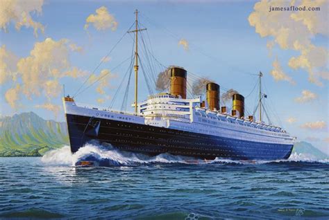 Paintings of legendary ocean liners Sailing Art, Sailing Ships, Cunard ...