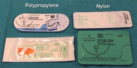 Sutures in Surgery: Types, Materials, Indications, Needles and Sizes
