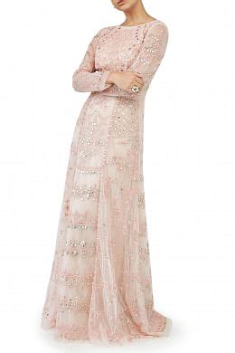 Buy Blush Net Gown By Anita Dongre At Aashni And Co