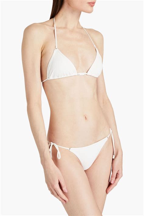 Zimmermann Tie Low Rise Bikini Briefs The Outnet