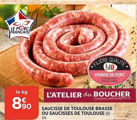 Promo Saucisse De Toulouse Brasse Ou Saucisses De Toulouse L Atelier Du