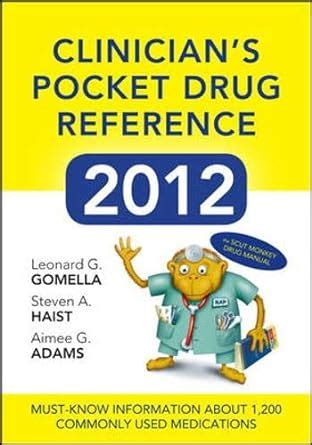 Clinicians Pocket Drug Reference 2012 9780071781626 Medicine Health