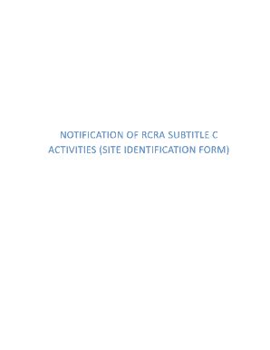 Fillable Online Ndep Nv Notification Of Rcra Subtitle C Activities