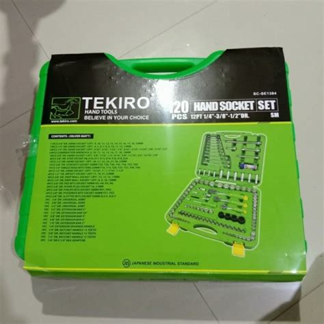 KUNCI SOK SET 120 PCS TEKIRO HAND SOCKET SET TEKIRO 120PCS Trademall Id