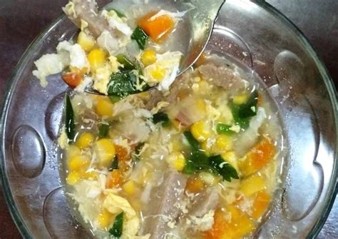 Resep Sup Jagung Bakso Oleh Annisa Lidia Wati Cookpad