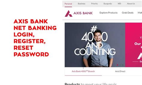 Axis Bank Net Banking Login Register Reset Password Forgot User Id