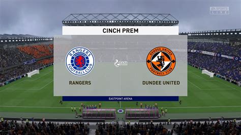 Rangers Vs Dundee United 01 04 2023 Scottish Premiership FIFA 23