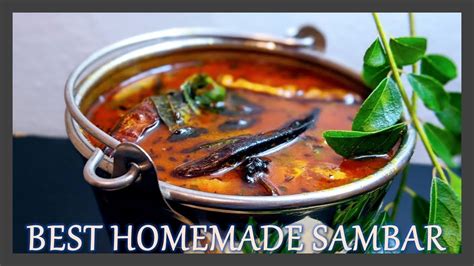 Sambar How To Cook Sambar At Home Youtube