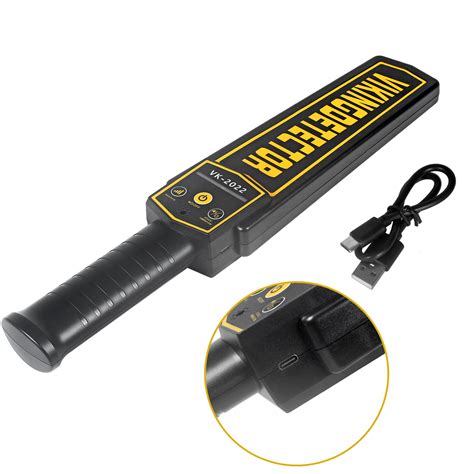 Rechargeable Hand Held Metal Detector With Type C Port China Super