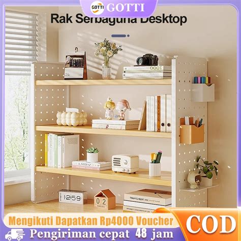 Jual Rak Buku Rak Meja Stationery Desktop Storage Rak Buku Desktop Rak