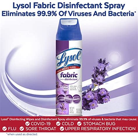 Lysol Lavender Fields Disinfectant Spray For Home And Furniture Sanitizing Deodorizing 15 Fl