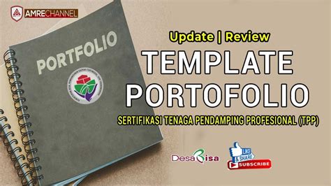 Review Template Portofolio Sertifikasi Tpp Update Revisi By