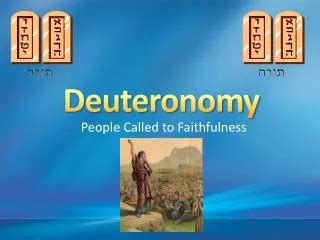 PPT - Insights into Deuteronomy: Moses' Farewell Address PowerPoint ...