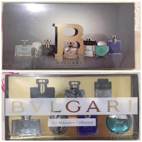 Bvlgari Mini Perfume Set Isi 7 Men And Women Kesehatan And Kecantikan