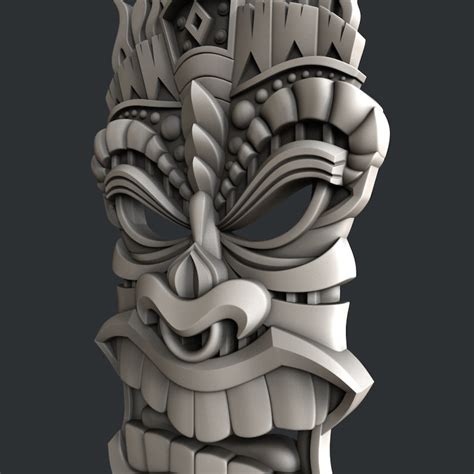 3d STL Models For CNC Totem Etsy